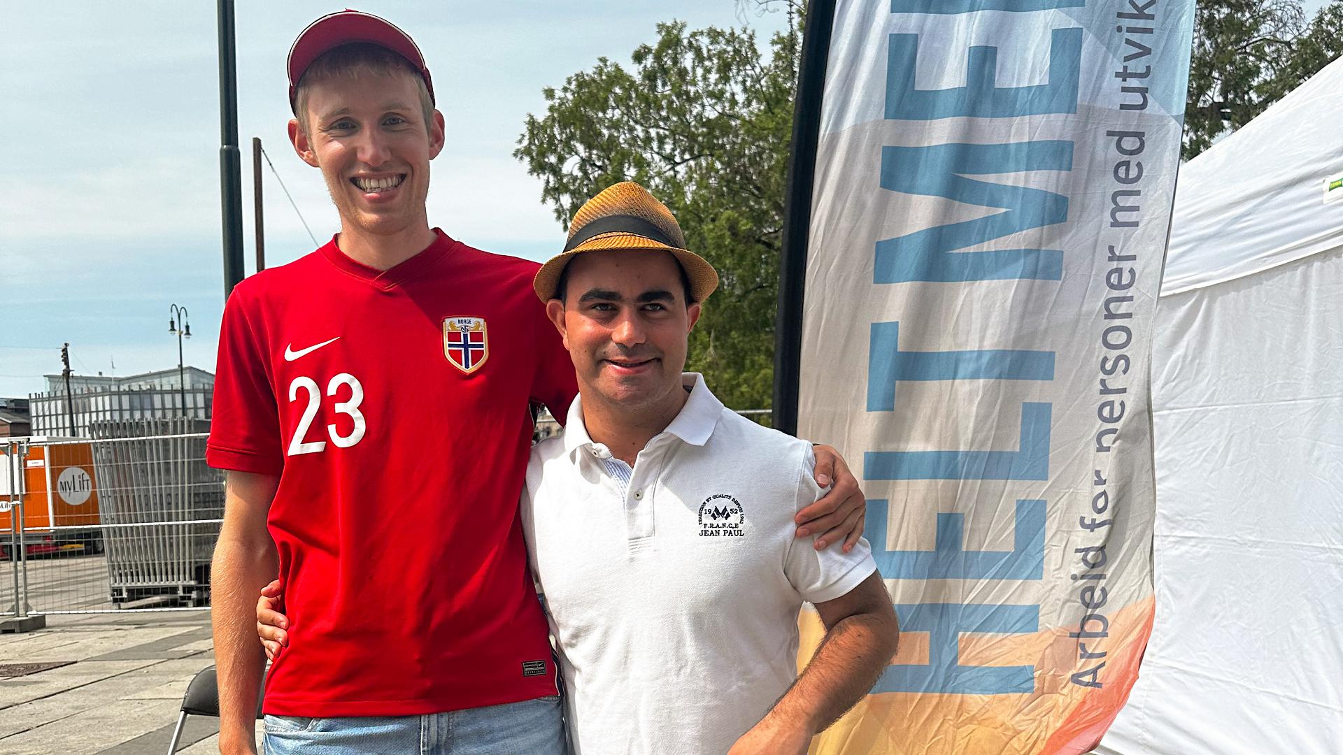 Petter Østreng og Felix Robert Andersen.