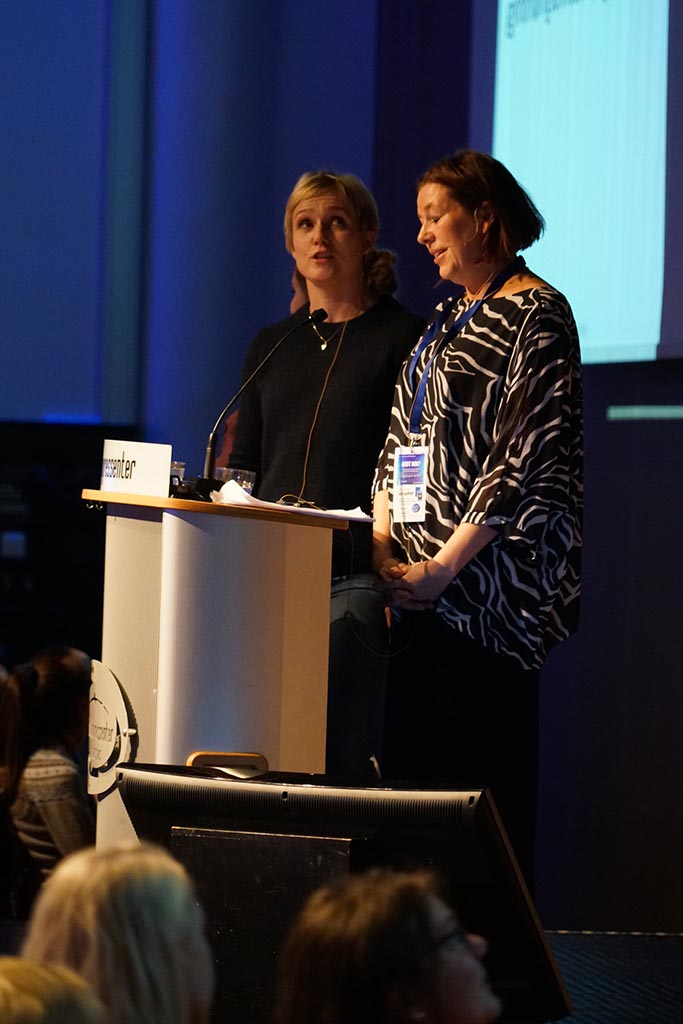 Fra venstre: Elin Guntvedt og Ingeborg Solstad. Foto: Mikkel Eknes