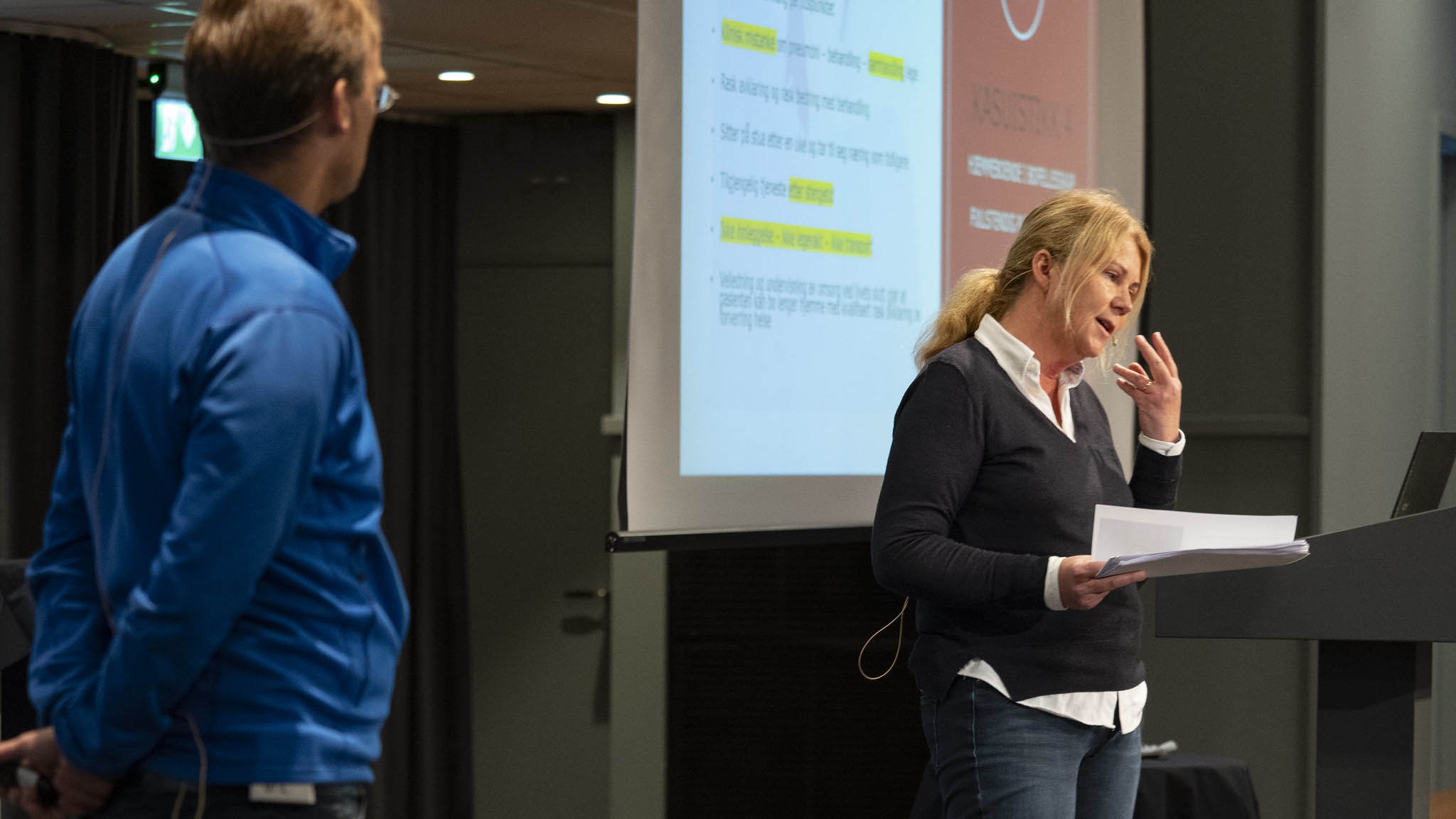 Aleksander N. Sandnes og Trine Sandnes. Foto: Mikkel Eknes