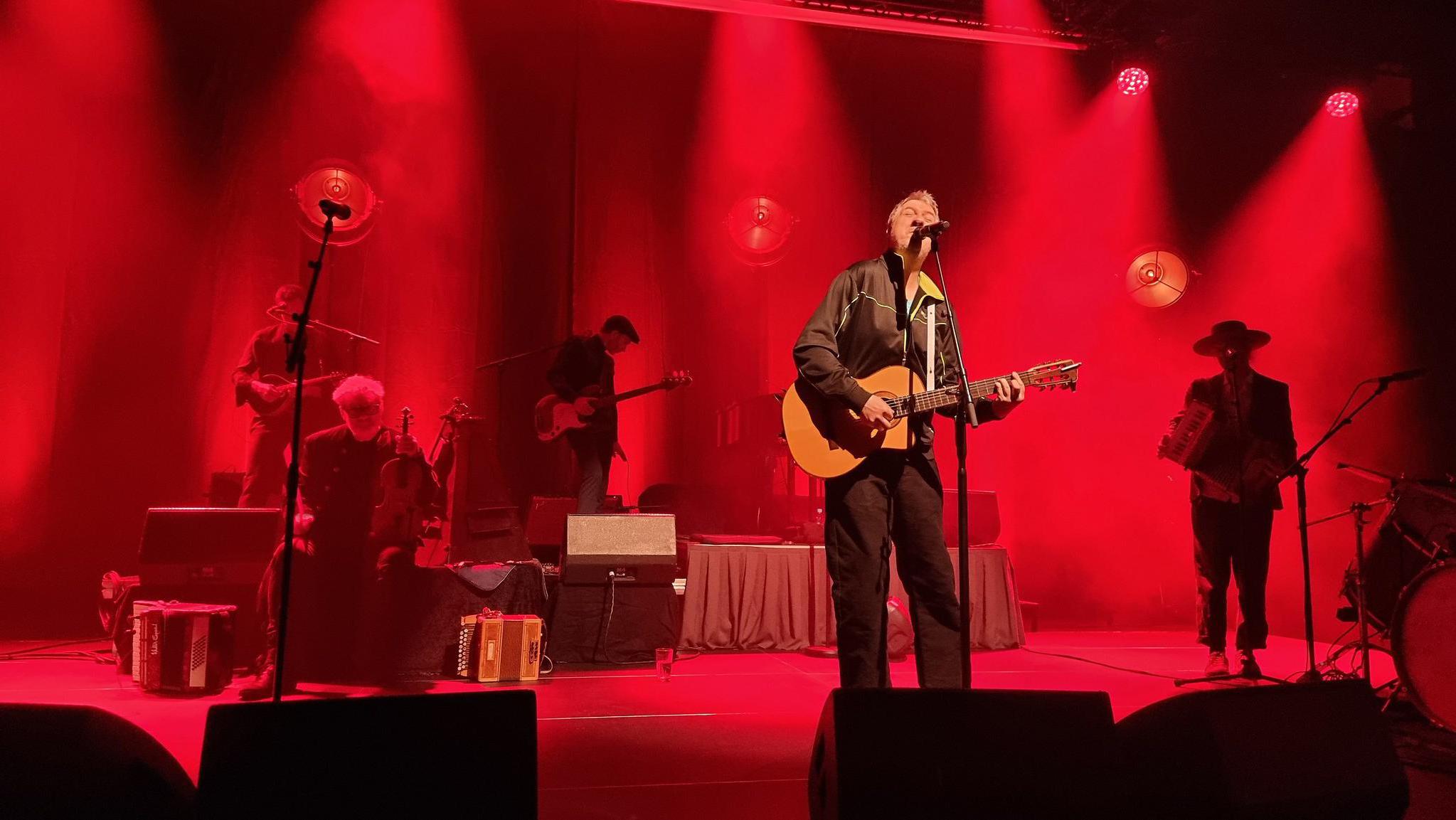 Vamp spilte under konferansemiddagen, som markerte SORs 70-års jubileum. Foto: Jarle Eknes