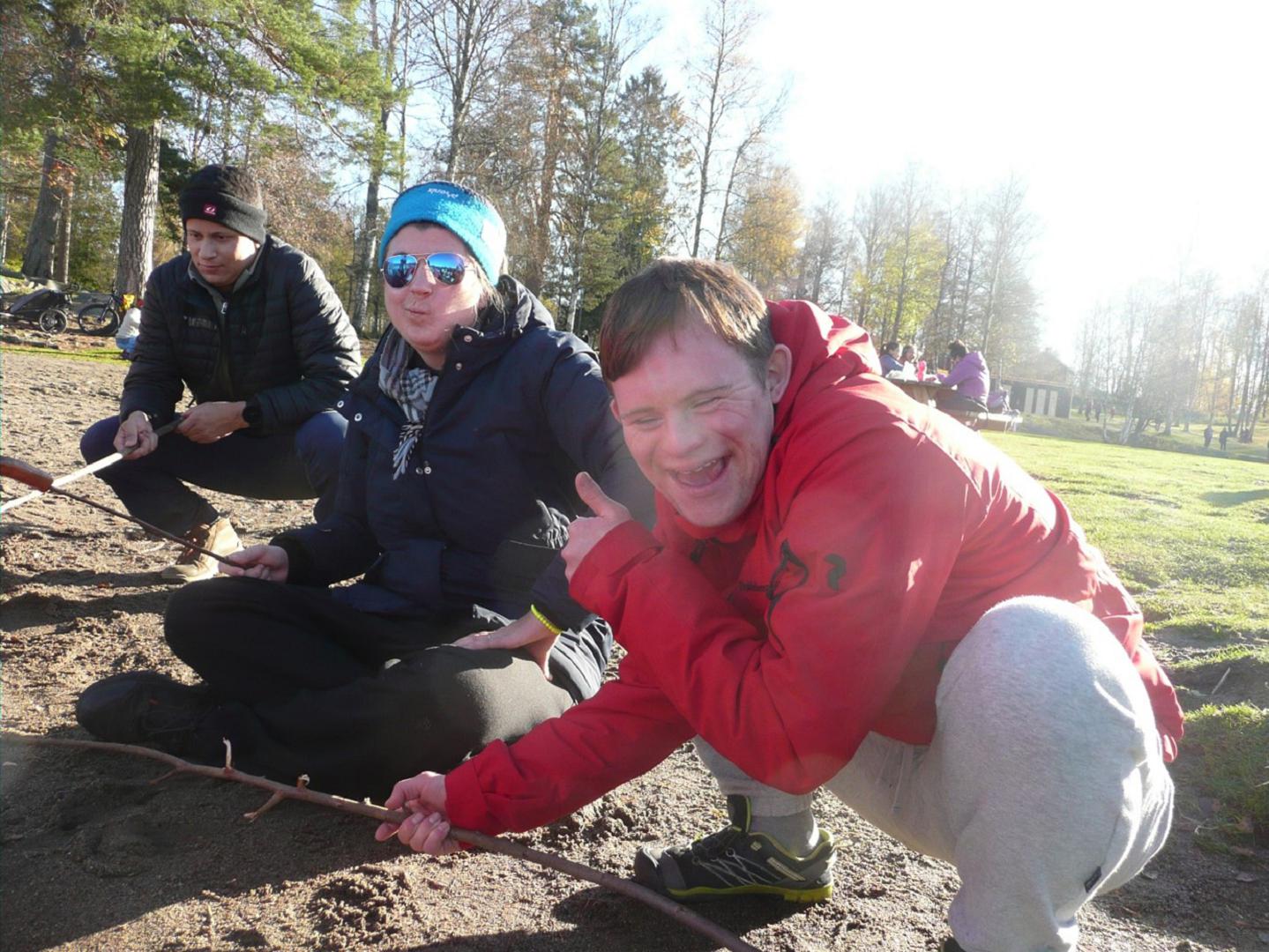 Sosial samling på Sognsvann. Foto: Emanuel Lie